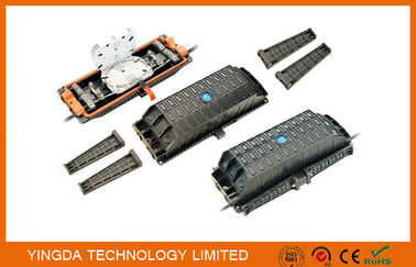 432 / 288 Cores Fiber Optic Splice Joint Closure , In - line Fiber Optic Splice Enclosure