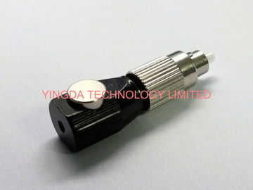 Diameter 30mm Simplex Bare Fiber Adapter 123 - 127 um , Optic FC / PC Coupler