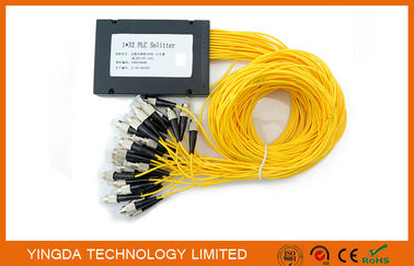 Buy GPON Low PDL 1*32 FC PLC Fiber Optic Splitter ABS Plastic For Data Communication online manufacture