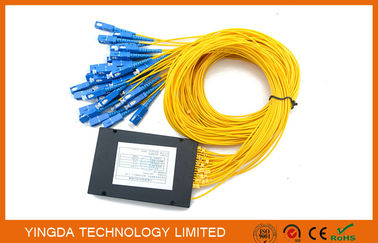 Buy ODN Fiber Optic PLC Splitter 1x32 Tight Buffer White Hytrel 0.9mm LSZH​ online manufacture