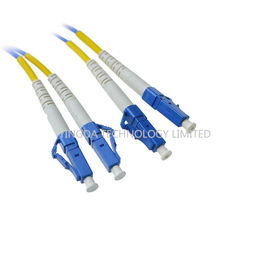 Duplex Fiber Optic LC - LC Single mode Patch Cord , Fiber Patch Cable Duplex Riser