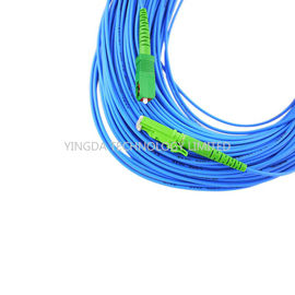 Strong Tensile Fiber Optic Patch Cord Cable E2000 / APC - E2000 For Test Equipment