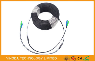 Indoor Fiber Optic Patch Cables SC APC - SC Duplex FTTH Drop Cable Fanout Kits LSZH FRP