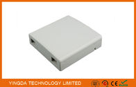 Fiber Optic Cable Wall Mount Box, FTTH 86 Wall Outlet Adaptor Interface SC FC
