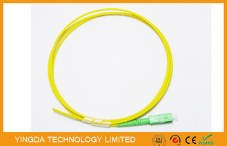 Fiber Optic Pigtail SC APC SM SX 1.5 Meter 3.0mm LSZH, SC APC SM SX Pigtail 3mm