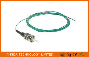 Buy Fiber Optic Pigtail Jumper ST Mulitmode SX 0.9mm Aqua OM3 10 Gigabit Optical Cable online manufacture