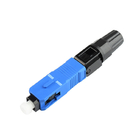 FTTH Optical Fiber Drop Cable Fast Mecahncial Connector SC, Field Installable Connector SC LC FC G657A
