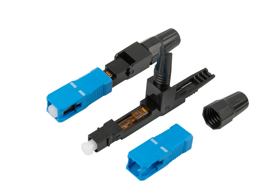 60mm FTTH Fast Connect Fiber Connectors Sc Apc Quick Connector Assembly