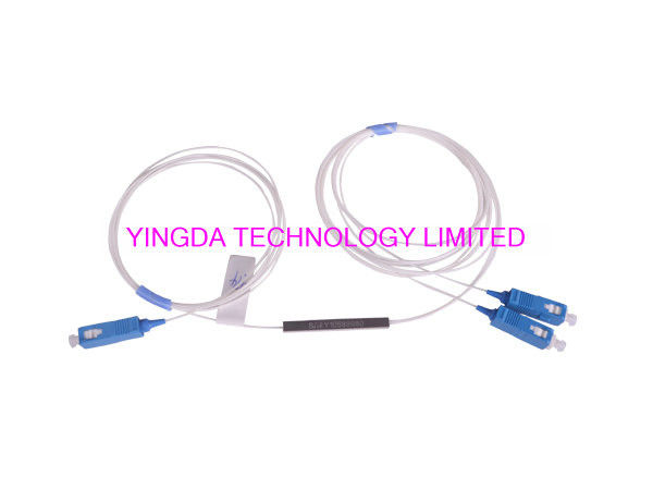 Steel Tube Splitter PLC 900um 1 Meter LSZH G657A SC Connector