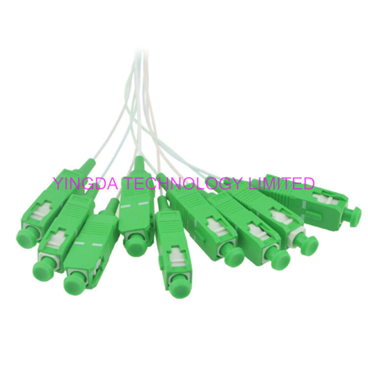 1:8 Fiber Pon Splitter Steel Tube Blockless Mini Module 900um,1x8 Optical splitter 1Meter