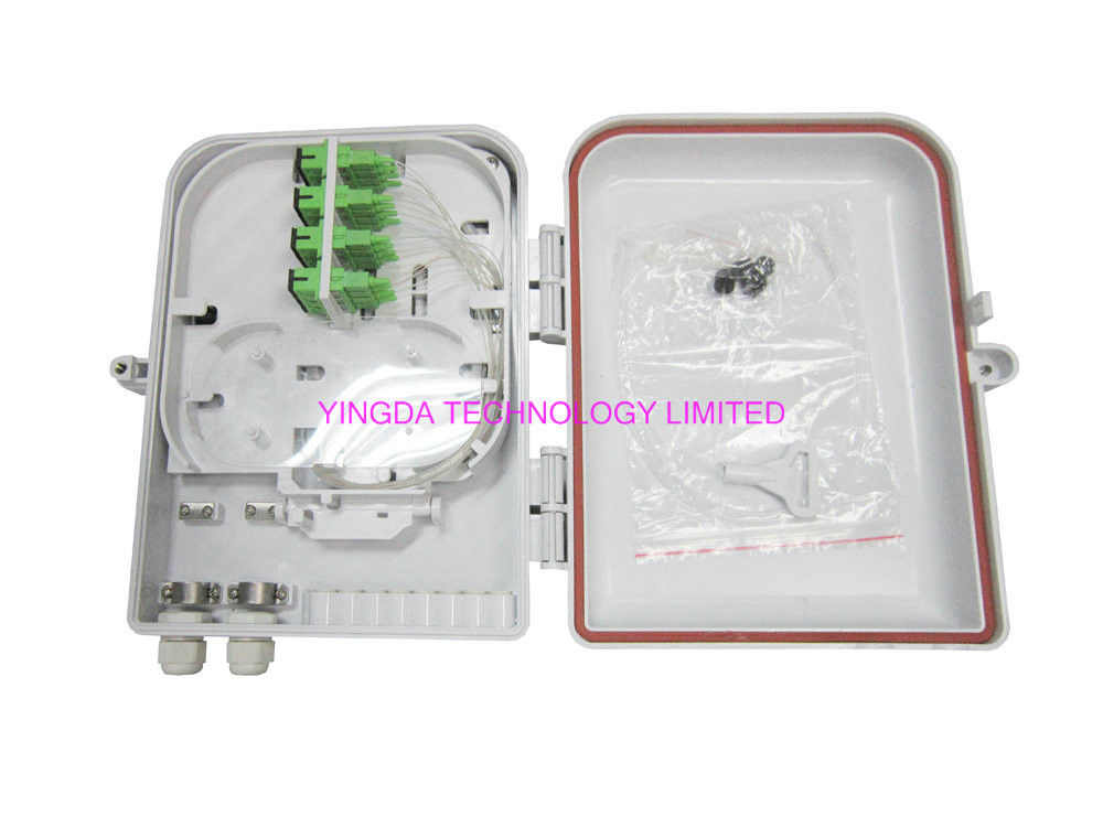 1x16 Micro Splitter Fiber Optic Splitter Box 260*320*90mm SC/APC Adapter