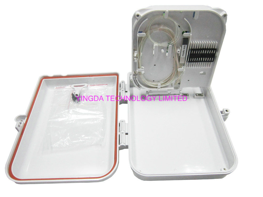 1x16 Micro Splitter Fiber Optic Splitter Box 260*320*90mm SC/APC Adapter