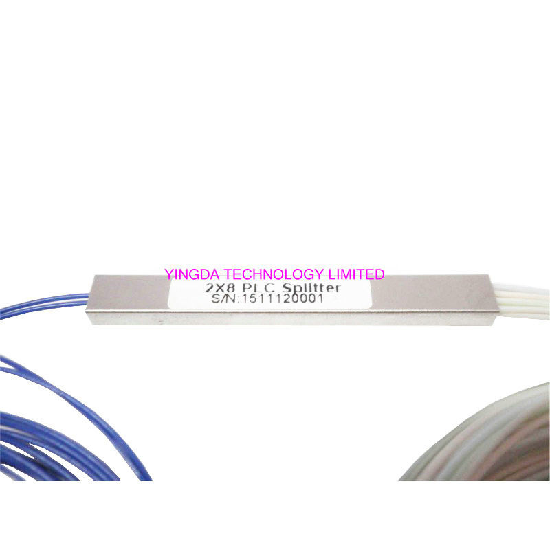 2x8 Blockless Mini Type PLC Splitter In GPON Network 1260 - 1650 nm