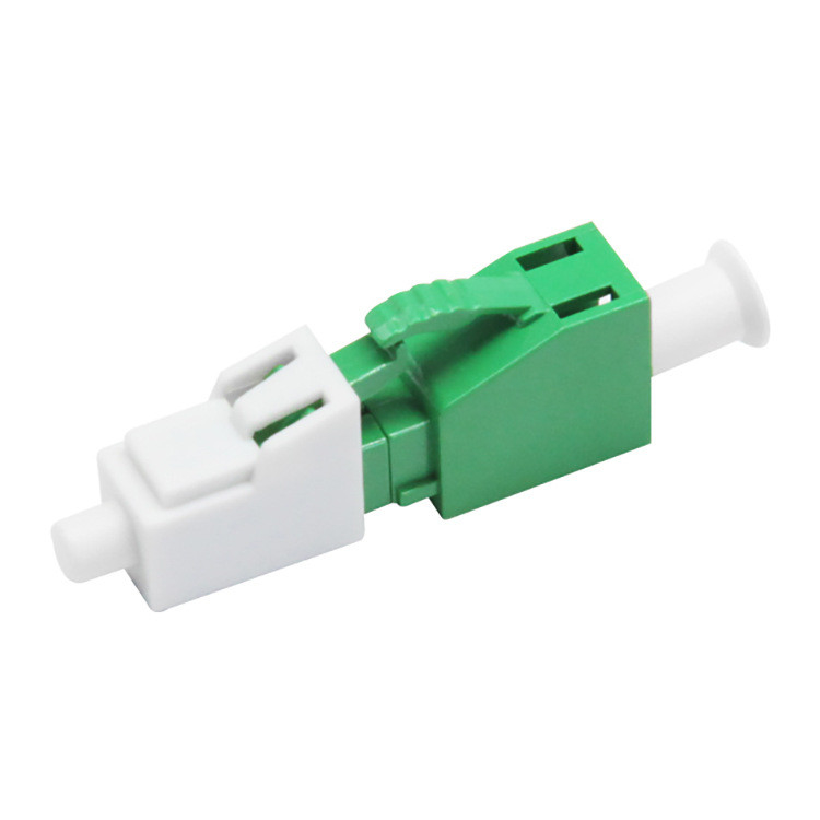 LC APC Green Optical Attenuator Male To Female 1dB - 30dB Fix Attenuation