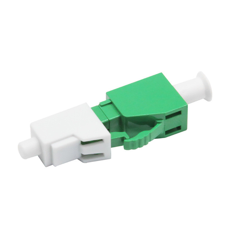 LC APC Green Optical Attenuator Male To Female 1dB - 30dB Fix Attenuation