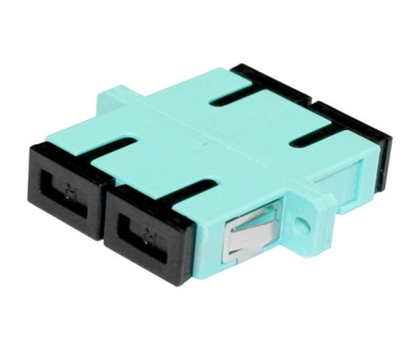 Plastic Fiber Connector Adapter Coupler SC To SC Duplex SM MM With Flange