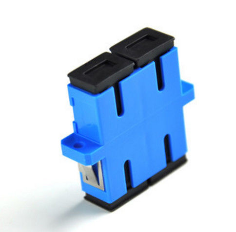 Plastic Fiber Connector Adapter Coupler SC To SC Duplex SM MM With Flange