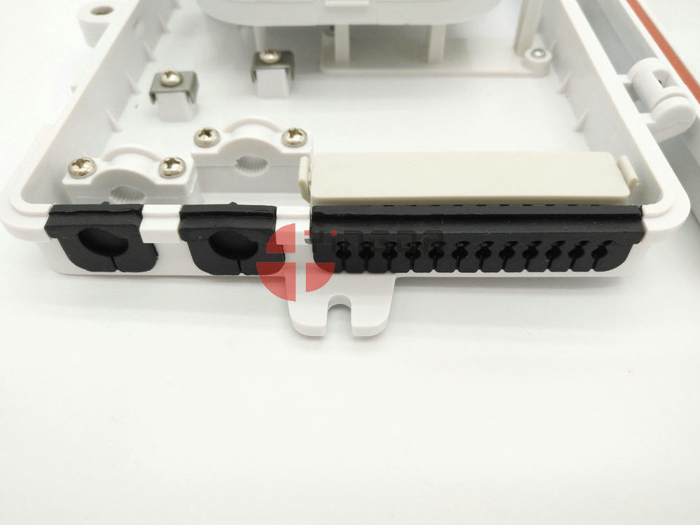 24 Ports FTTH Drop Cable Fiber Optic Termination Box for Distribution Feeder Cable Wall Mount