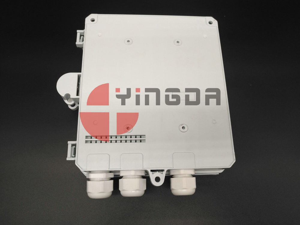 Fiber Optic LGX Module PLC Splitter Box , Pole Mount and Wall Mount 12 Fibers FAT