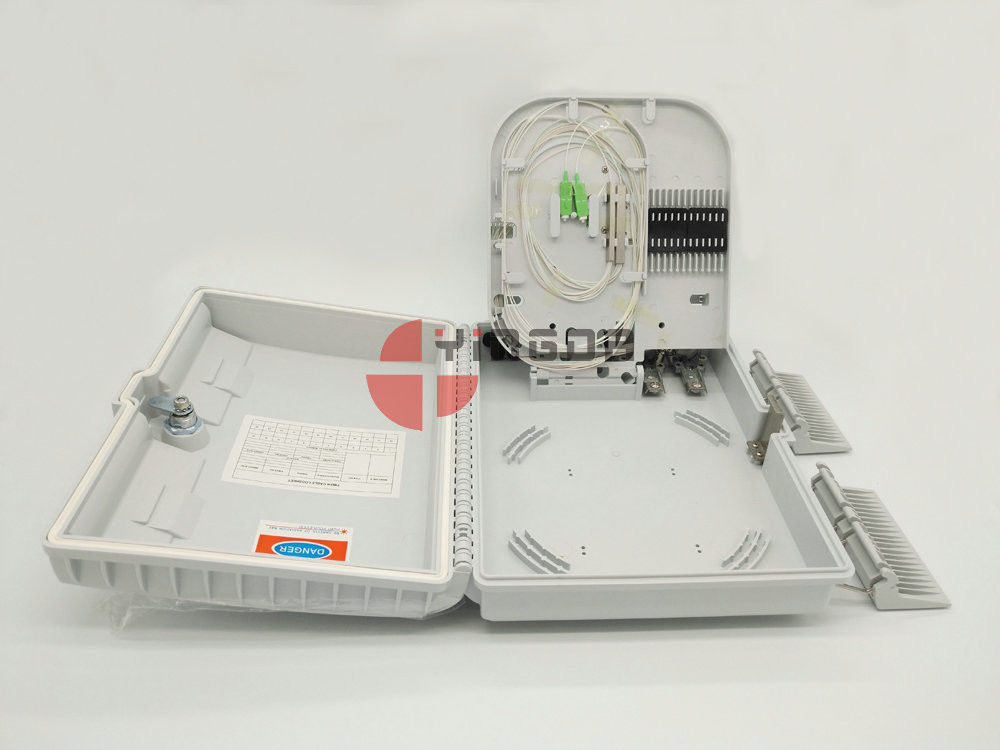 24 Fibers Fibre Termination Box Pole Mounting Fiber Optic Junction Box