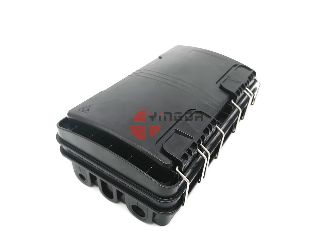 PP + GF Fiber Cable Joint Box Waterproof 290 * 190 * 110mm 24cores Capacity