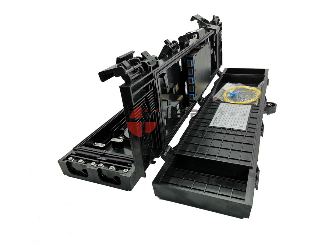 PP IP65 Aerial Mount Fiber Cable Joint Box , 48 Cores Fiber Optic Joint Enclosure