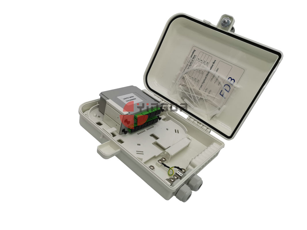 260 * 320 * 90 Mm Fiber Optic Splitter Box , ABS IP68 Fiber Optic Termination Box