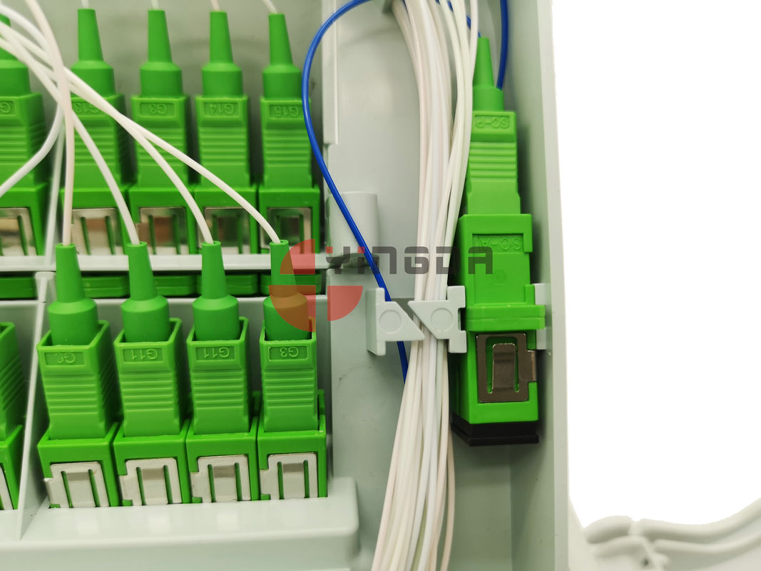 ISO FTTH Nap Splitter Fiber Optic Distribution Box 16 Cores Outdoor SC Connectorized
