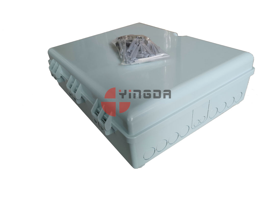 Outdoor 96 Cores Plastic Fiber Optic Termination Box SC Adapter For 1X64 Splitter