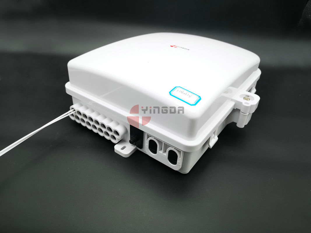 FDB0324 White PC SC Fiber Optic Termination Box ODB OSB 24 Port Hinge Design