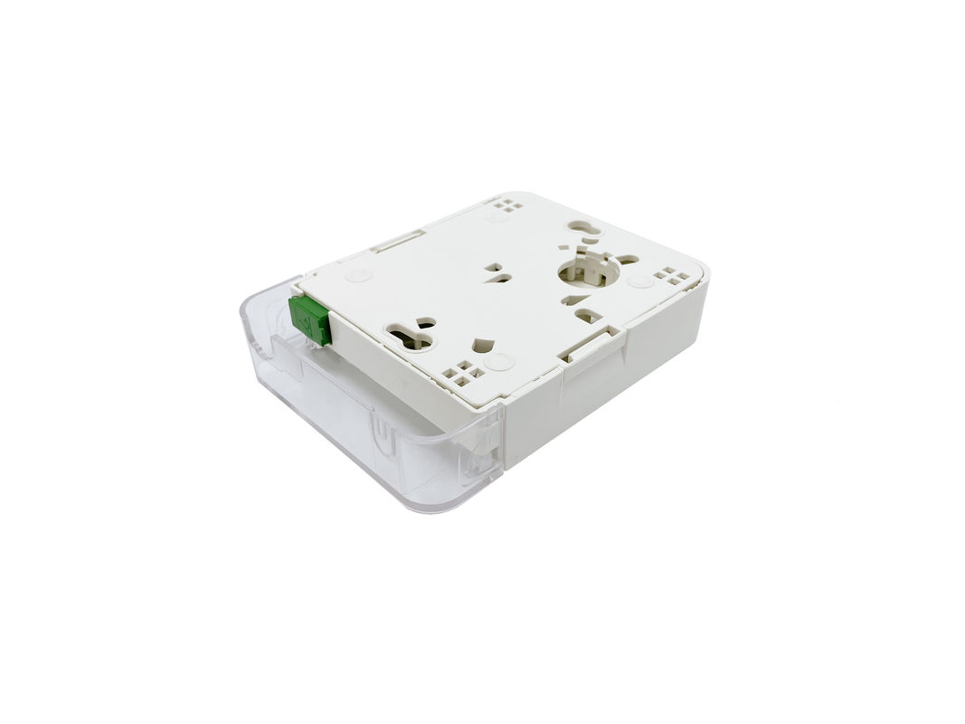 1 Port Customer Wall Outlet Fiber Terminal Box Faceplate SC / APC Connectors