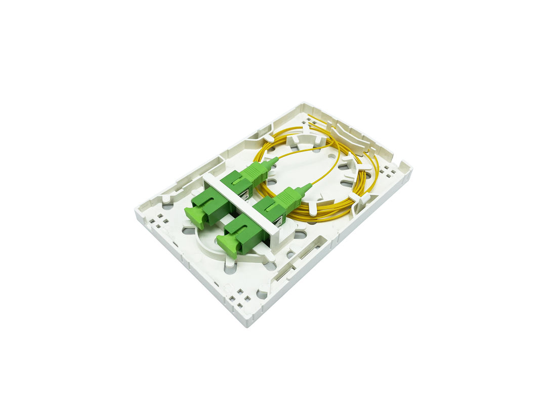 Fiber Optic Junction Box FTB102H Wall Mounting Socket Panel SC Adapter Simplex