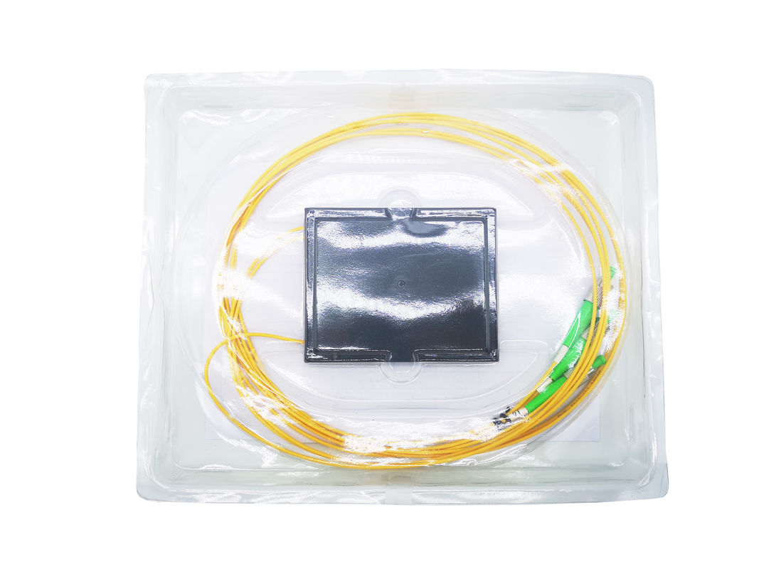 G65A71 LSZH FC APC Single Mode 1x2 Fiber Optic Plc Splitter