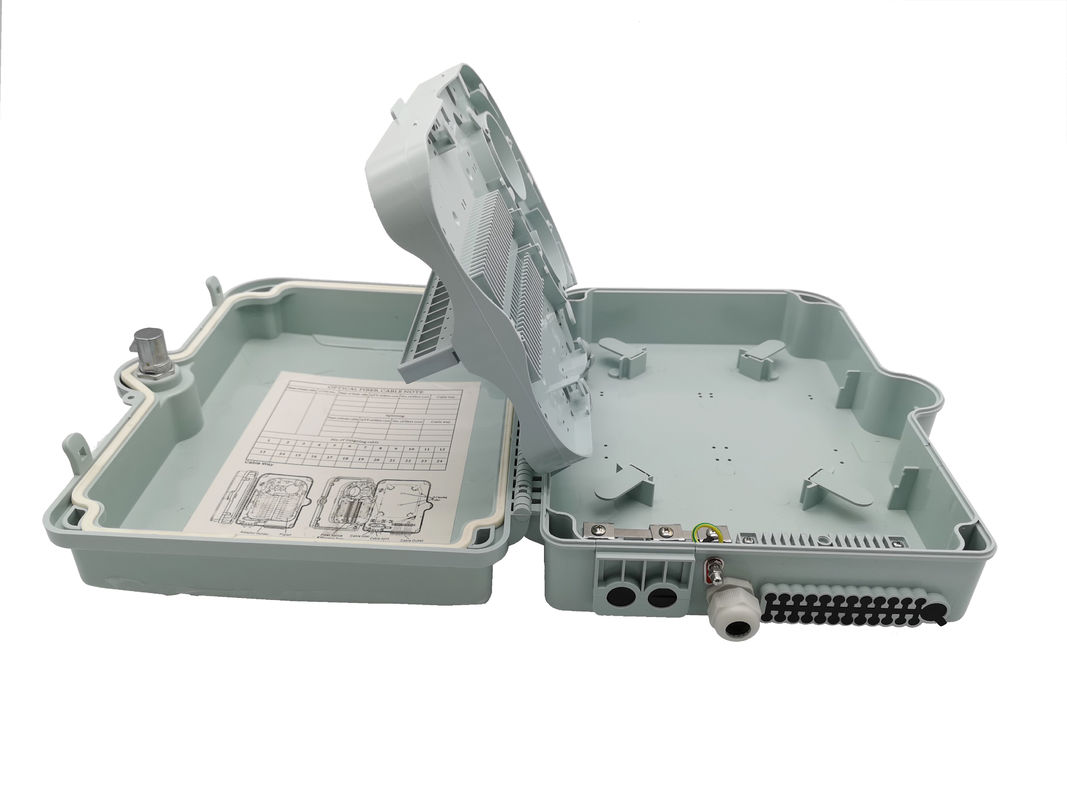 24 Cores Outdoor Mid Span Access Fiber Optic Splitter Box FTTH GPON CTO IP65