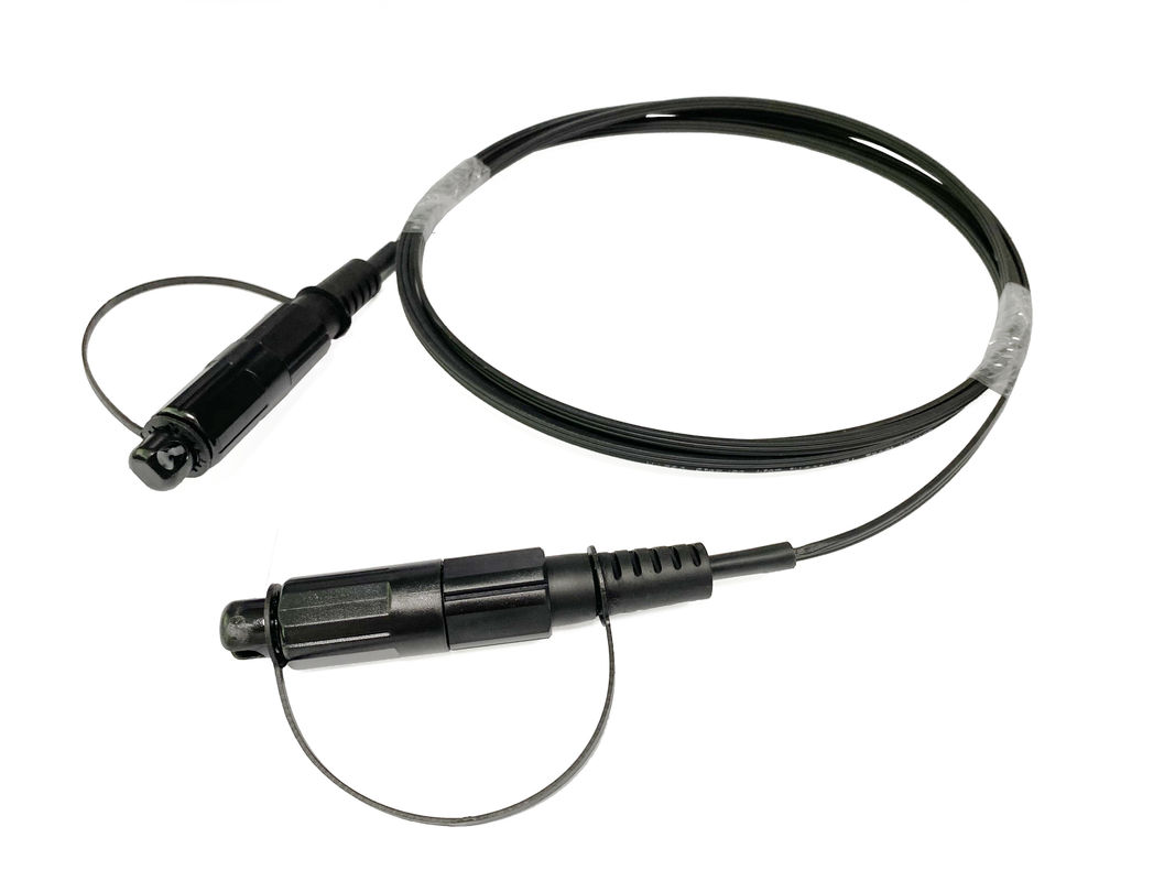 Outdoor IP67 Fiber Optic Patch Cord Black LSZH SC APC Mini IP RRH Base Station