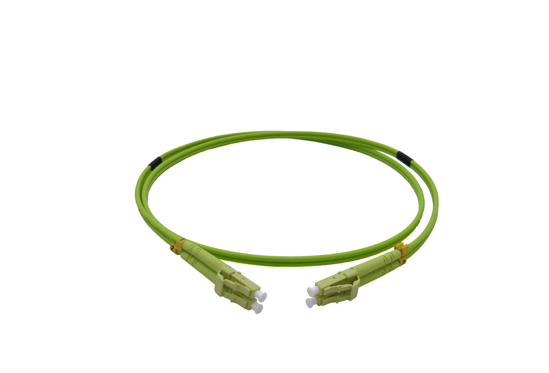Data Center OM5 Optical Patch Cord Jumper LC zipcord 100G 40G Cable Network Green 1M 3mm LSZH