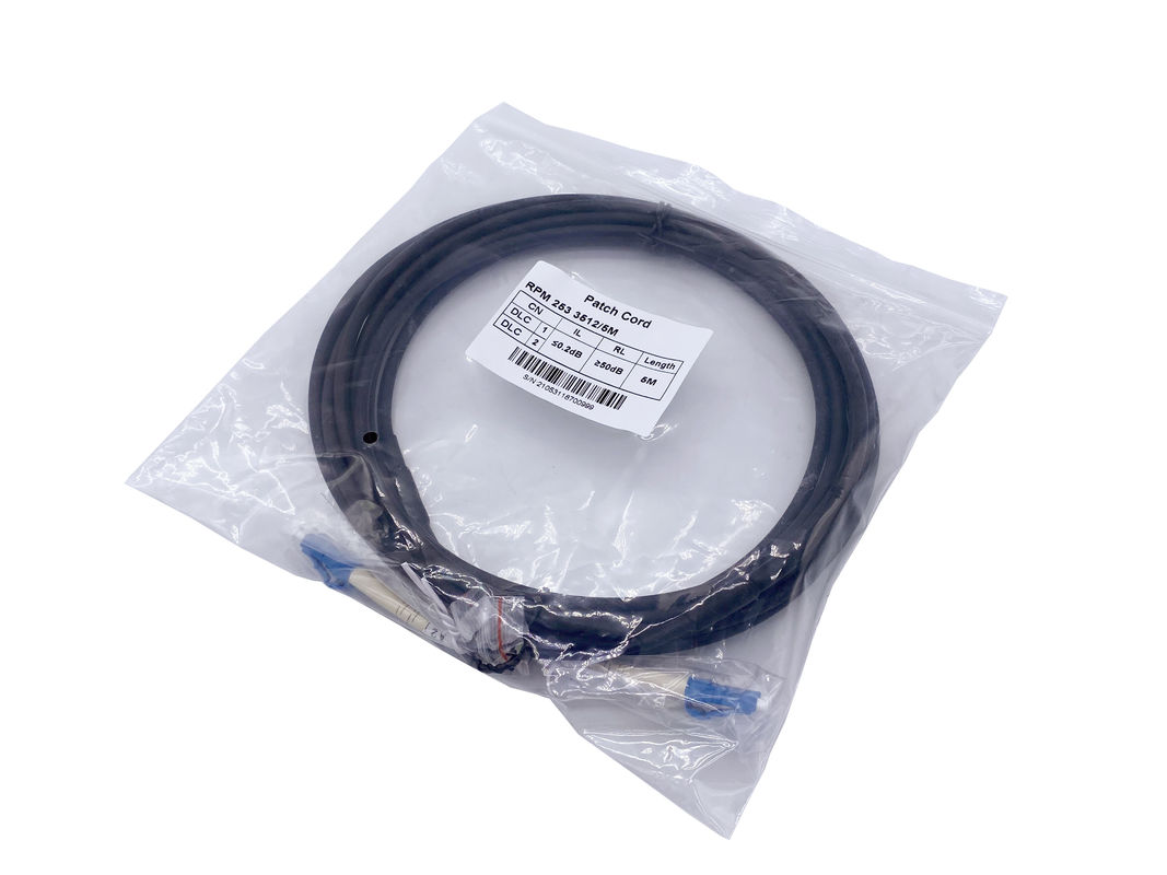 Outdoor FTTA LC Duplex Optical Cable Assembly Patch Cord GJFJV 7.0mm G657A2 2.0mm