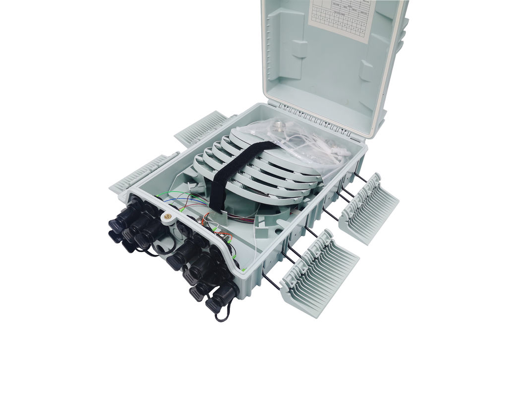 96 Cores 16 Ports 1x16 Passive Fiber Optic Cable Splitter Box NAP Outdoor CTO Caja Terminal