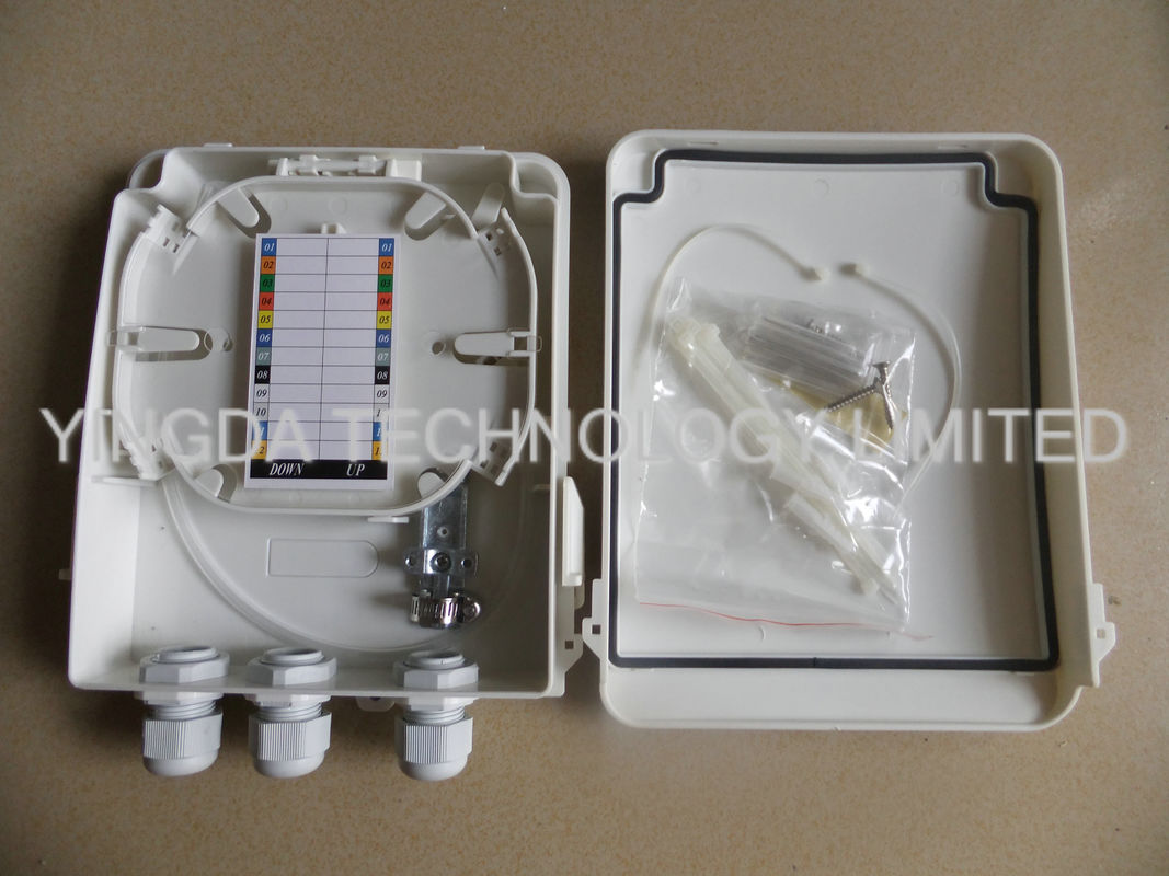 Reusable IP65 SC FC Flip Style Fiber Optic Splitter Box / Fibre Optic Connection Box