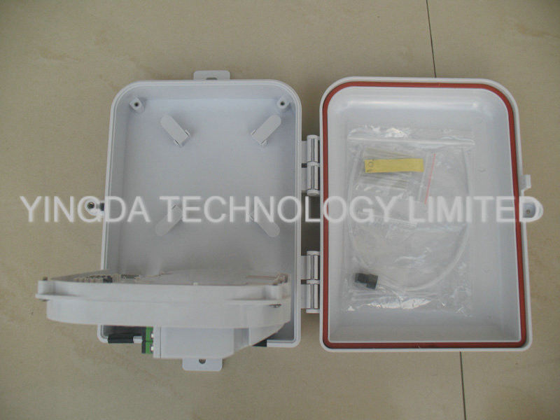 Dual Layer Fiber Optic Splitter Box For PLC Splitter 1x16 LGX Modular / Cable Distribution Box