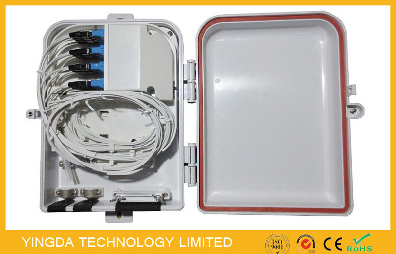 Dual Layer Fiber Optic Splitter Box For PLC Splitter 1x16 LGX Modular / Cable Distribution Box