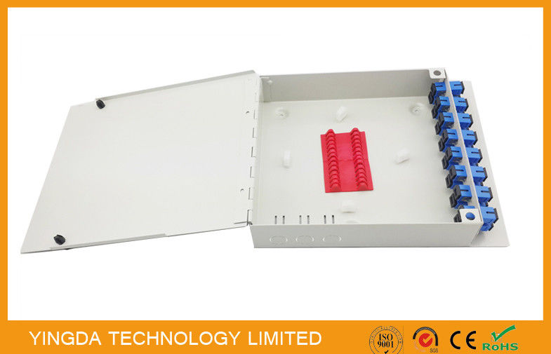 Light Weight WAN Fiber Optic Termination Box With 16 SC Simplex ,16 LC Duplex Adapter