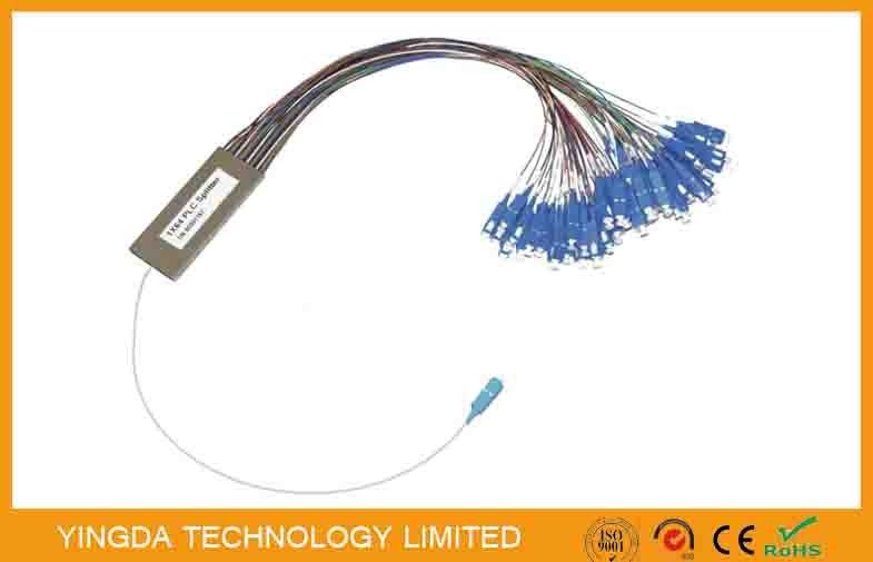 Oem Fiber Optic Plc Splitter 1x64 1x128 2mm Cassette Type Fc Sc Lc St Connectors