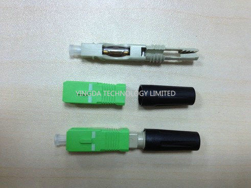 SC FC LC Field Installable ST Fiber Optic Connector SC / APC Waterproof