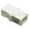 Durable OM2 Multimode Optical Fiber Coupler Without Flange SC Adapter Beige