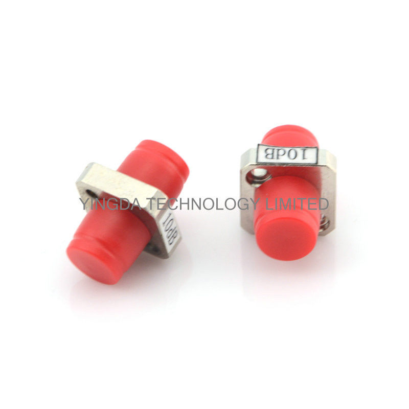 FC / PC Female to Female Fiber Optic Attenuator Adapter 5dB Flange Type