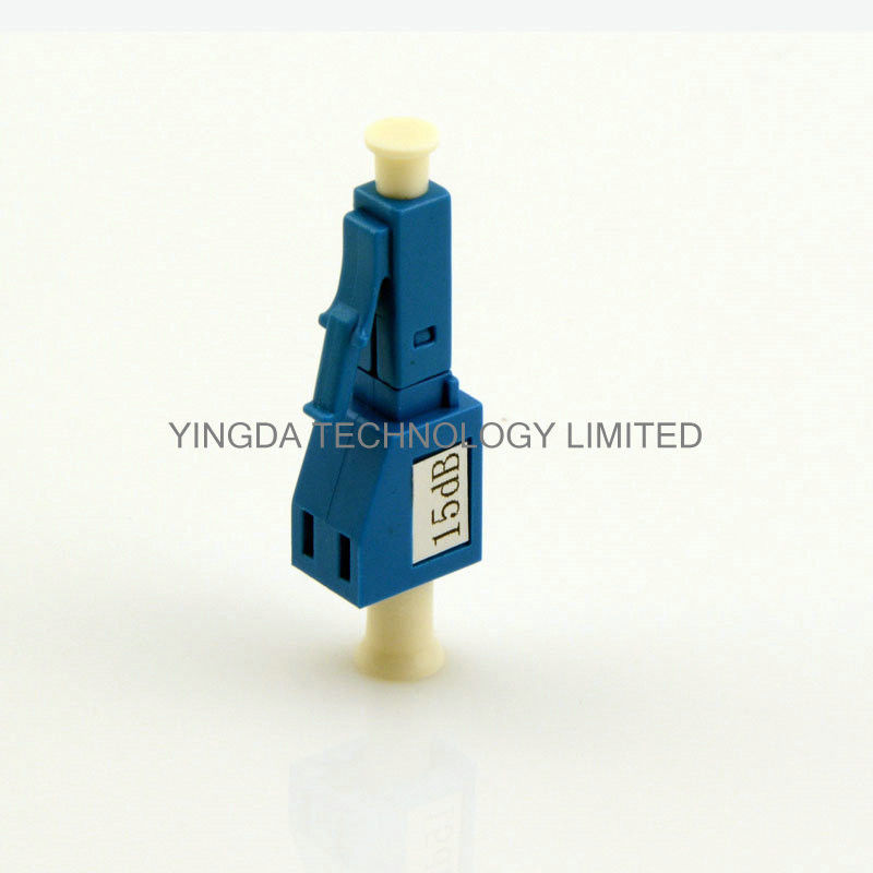 Plastic Single - Mode Fiber Optic Attenuator For LAN & WAN / FTTP Network