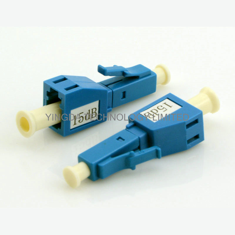 Plastic Single - Mode Fiber Optic Attenuator For LAN & WAN / FTTP Network