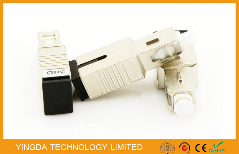 Fixed SC Fiber Attenuator Male - Female Type SC / PC To The Home Network