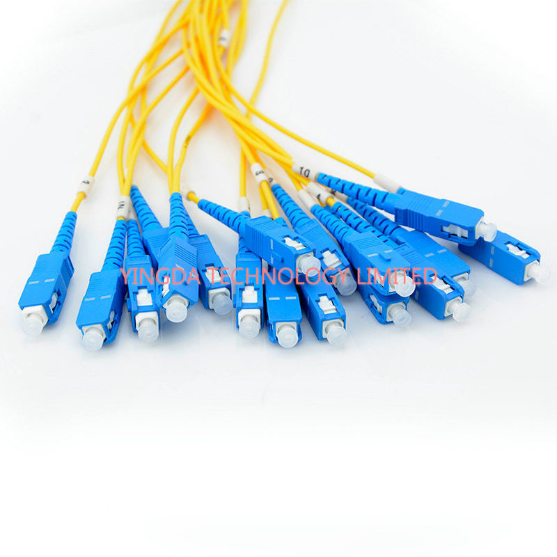 Small FTTH Passive Fiber Optic PLC Splitter 1X16 SC SM 2.0mm High Stability